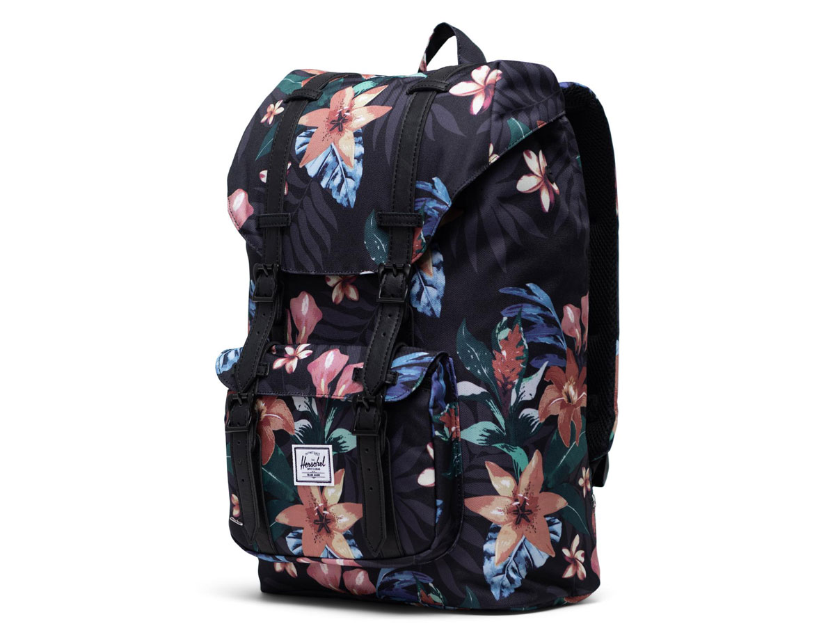 Herschel Supply Co. Little America Rugzak - Summer Floral Black (Mid)