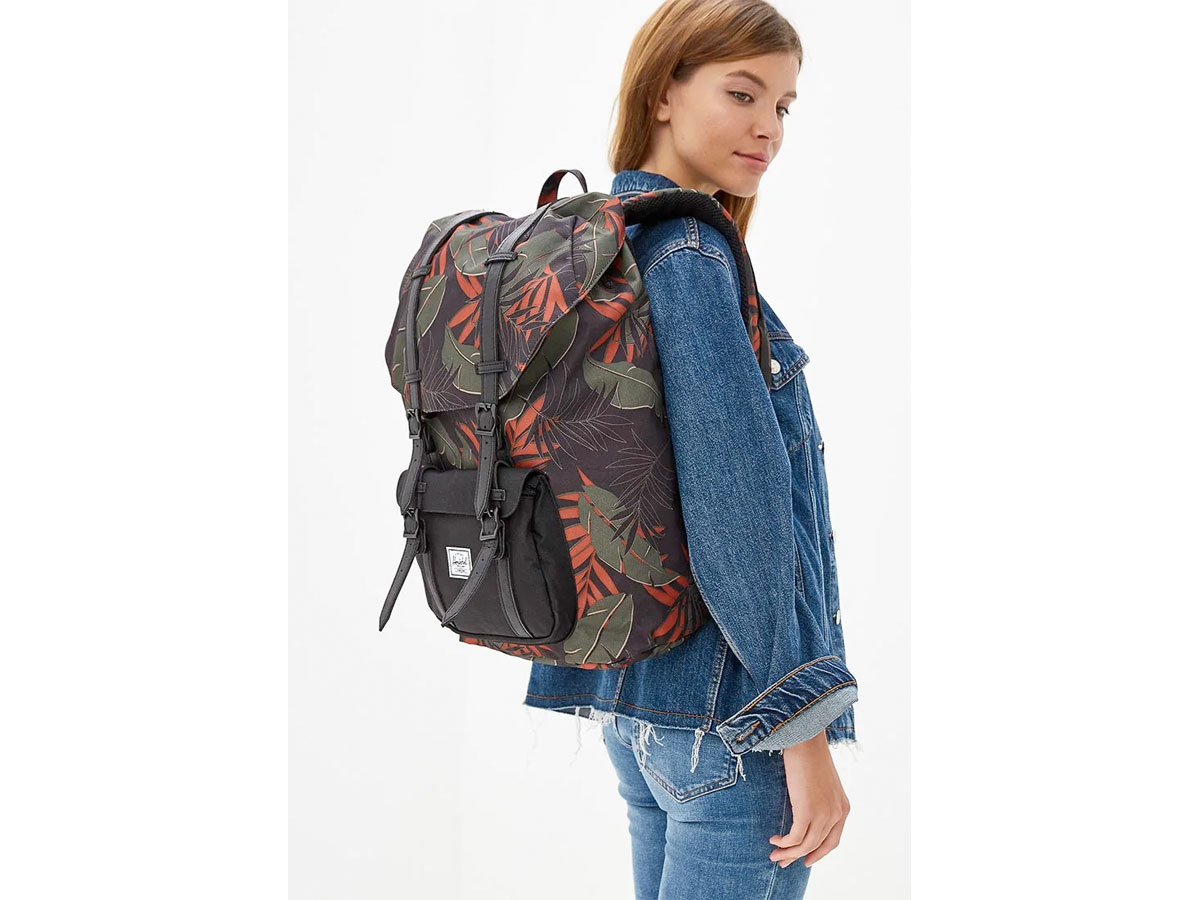 Herschel Supply Co. Little America Rugzak - Dark Olive Palm