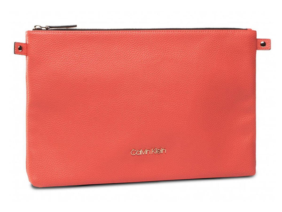 Calvin Klein Laptop Tote Coral - Dames Laptoptas met Sleeve