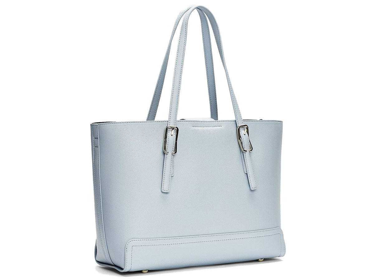 Tommy Hilfiger Honey Medium Tote met Laptopsleeve (Breezy Blue)