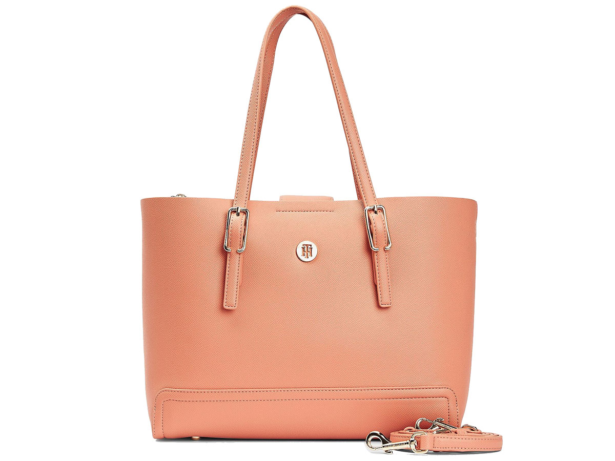 Tommy Hilfiger Honey Medium Tote met Laptopsleeve (Clay Pink)