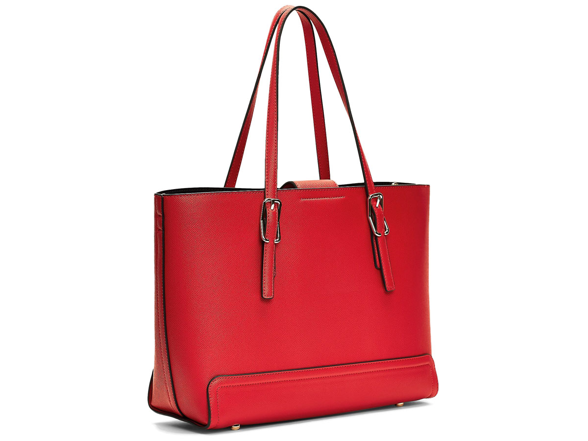 Tommy Hilfiger Honey Medium Tote met Laptopsleeve (Barbados Cherry)