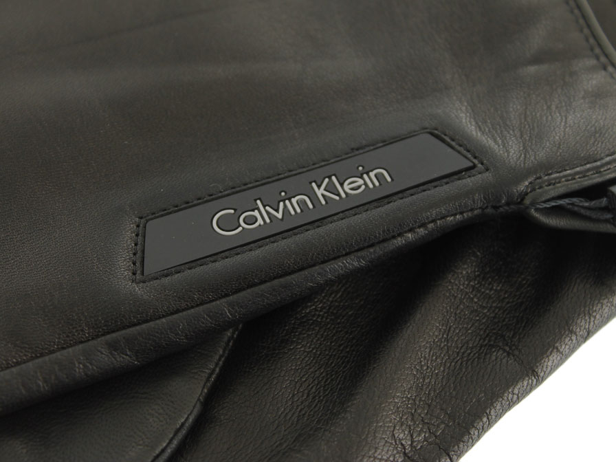 Calvin Klein Leren Touchscreen Handschoenen Heren
