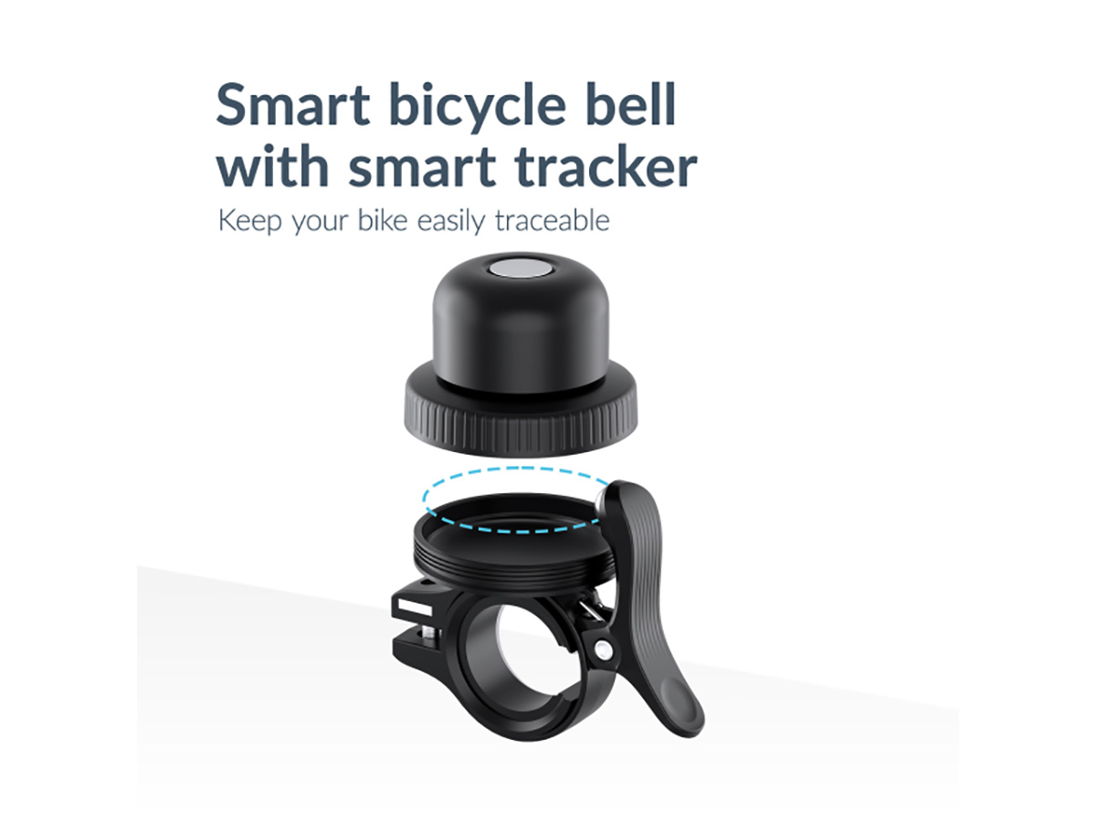 Beeep BeTag Bicycle Bell inclusief Tracker - Adroid Find My Device compatible