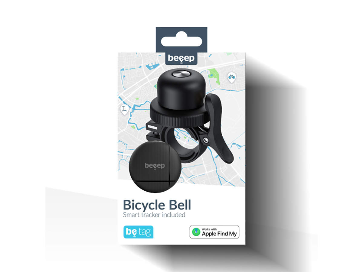 Beeep BeTag Bicycle Bell inclusief Tracker - Apple Find My compatible