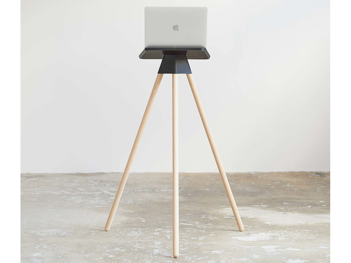 Tons Laptop Stand Natural Oak - Trainer Desk voor Zwift en Wahoo