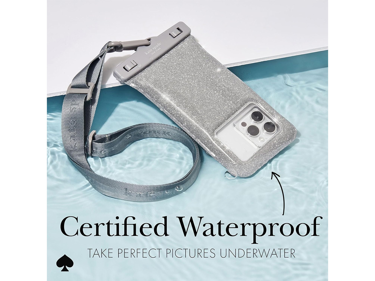 Kate Spade That Sparkle Waterproof Case - Drijvend Waterdicht Telefoonhoesje IP68