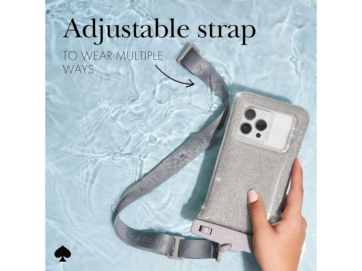 Kate Spade That Sparkle Waterproof Case - Drijvend Waterdicht Telefoonhoesje IP68