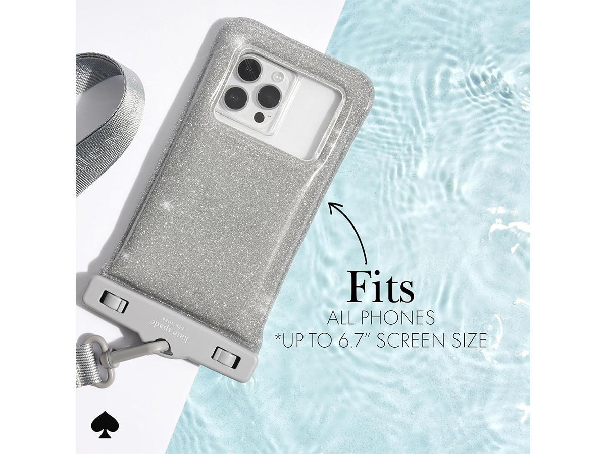 Kate Spade That Sparkle Waterproof Case - Drijvend Waterdicht Telefoonhoesje IP68