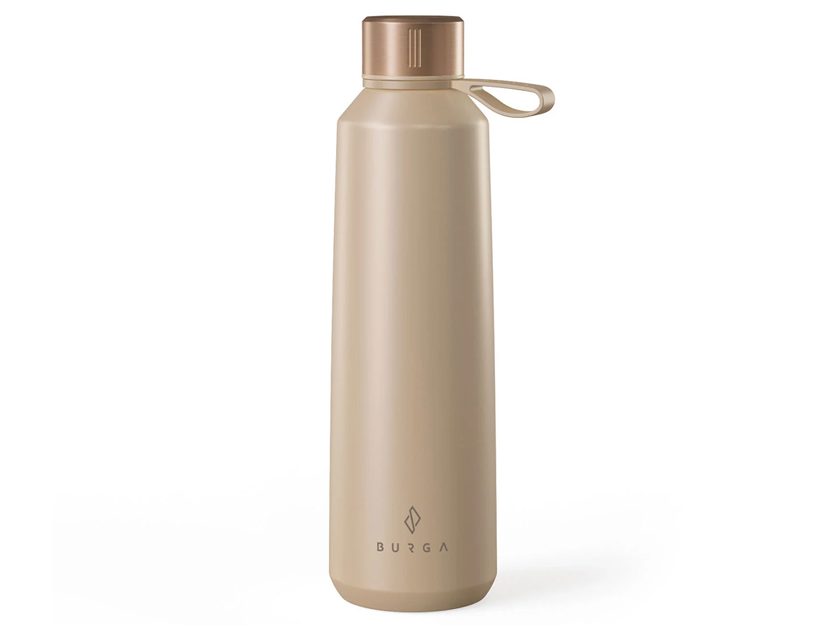 Burga Water Bottle Tan - Waterfles Thermosfles 500ml 