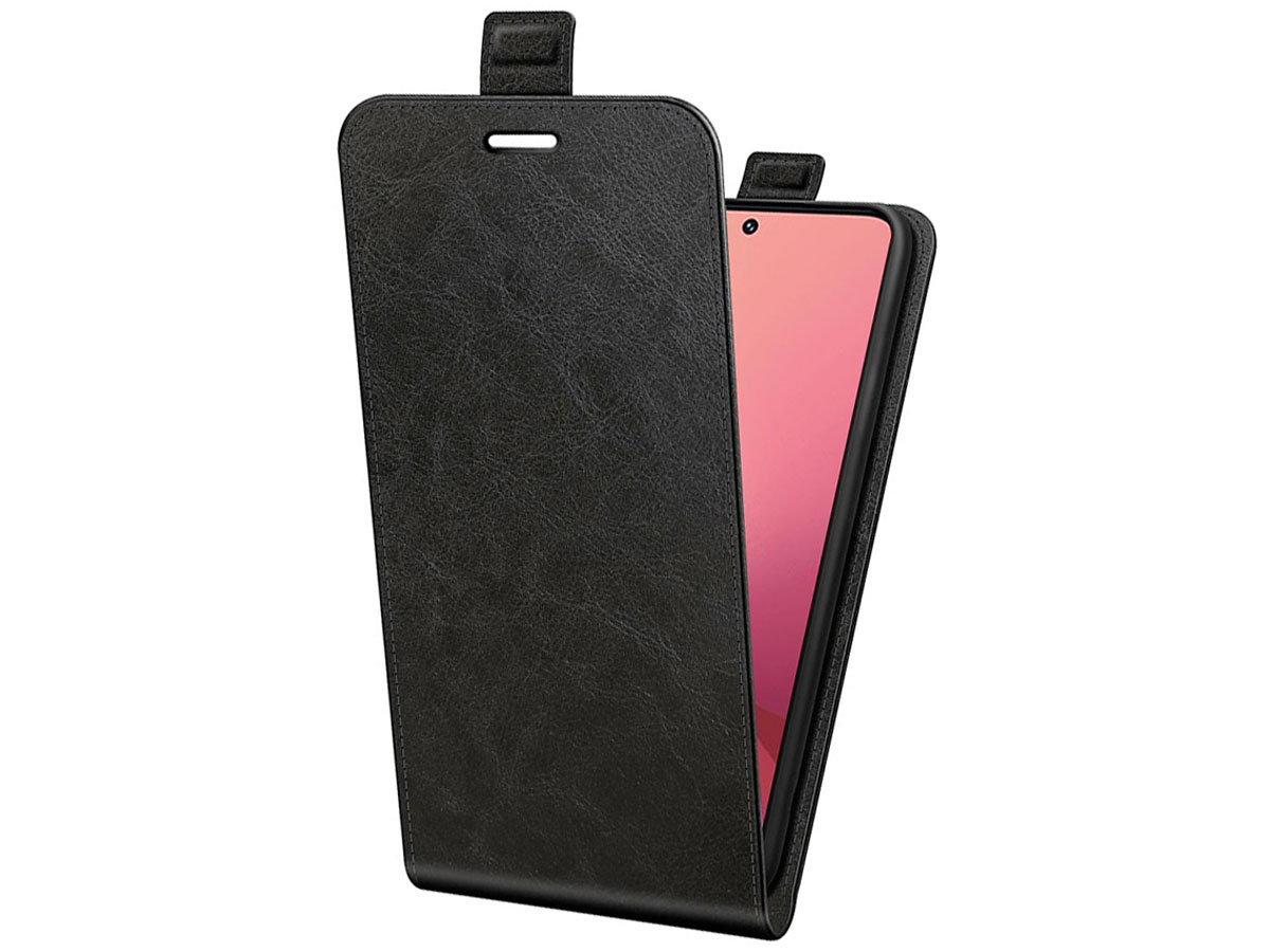 Just in Case Flip Case Zwart - Xiaomi 12/12X hoesje