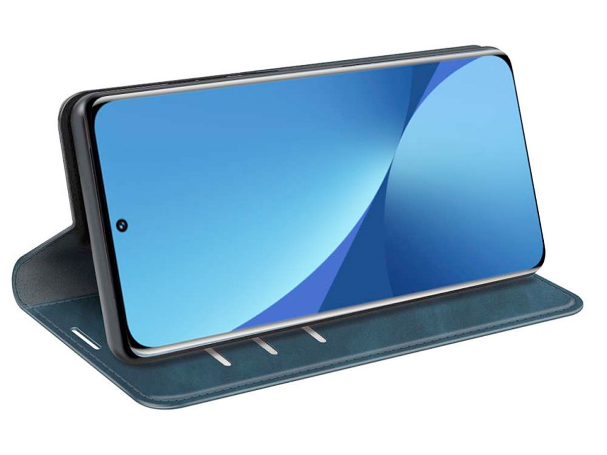 Just in Case Slim Wallet Case Blauw - Xiaomi 12 Pro hoesje