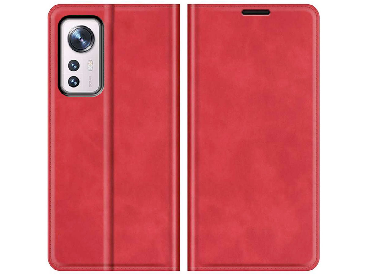 Just in Case Slim Wallet Case Rood - Xiaomi 12 Pro hoesje