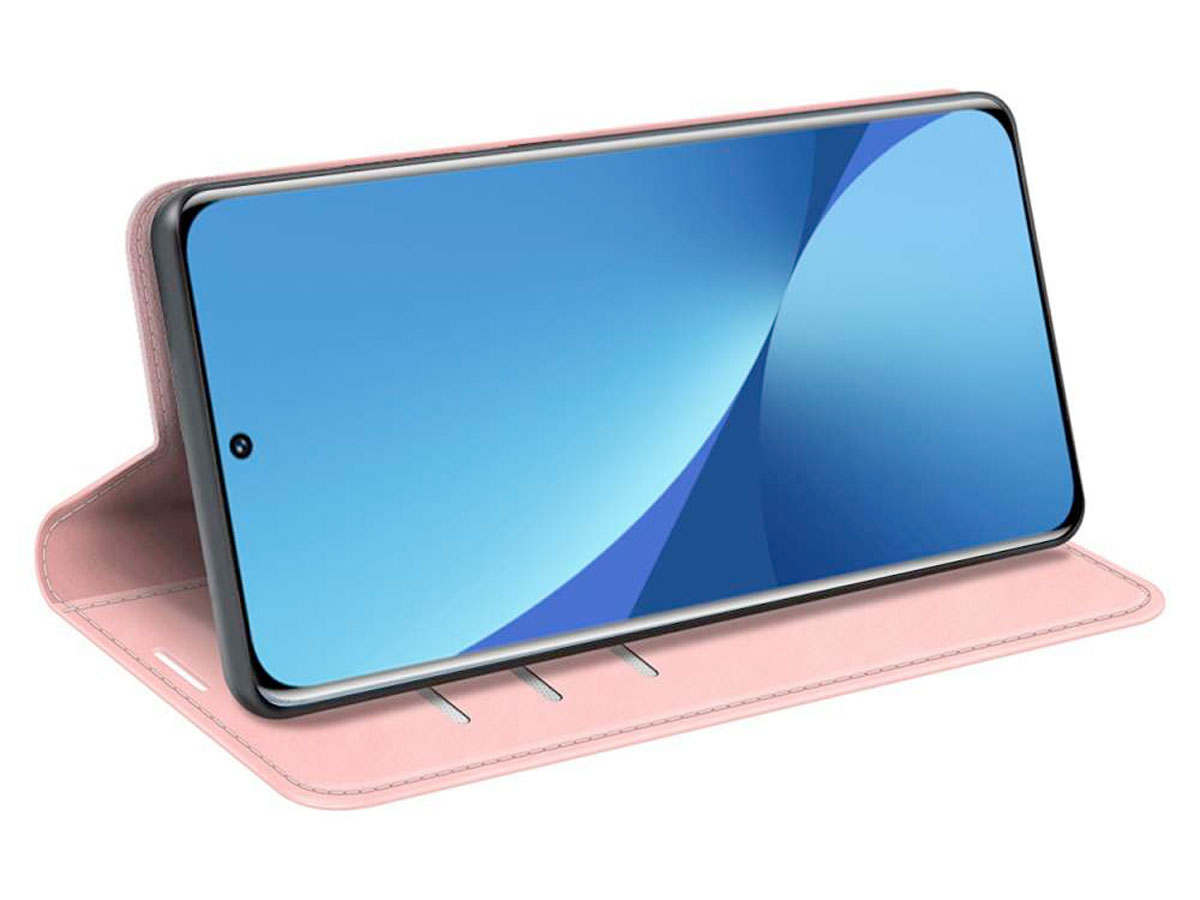 Just in Case Slim Wallet Case Roze - Xiaomi 12 Pro hoesje