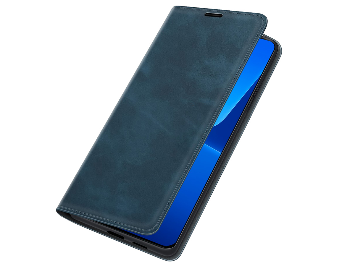 Just in Case Slim Wallet Case Blauw - Xiaomi 13 hoesje