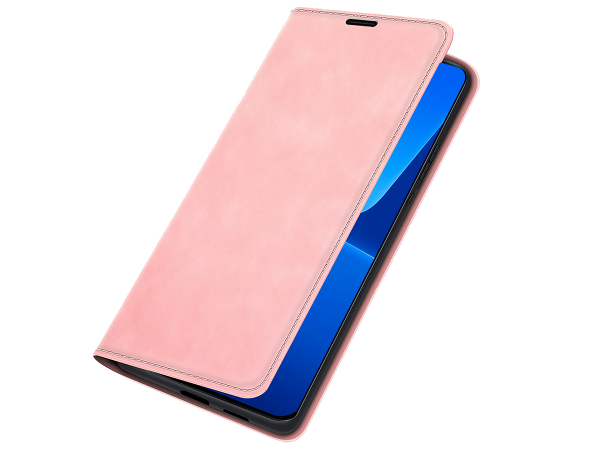 Just in Case Slim Wallet Case Roze - Xiaomi 13 hoesje