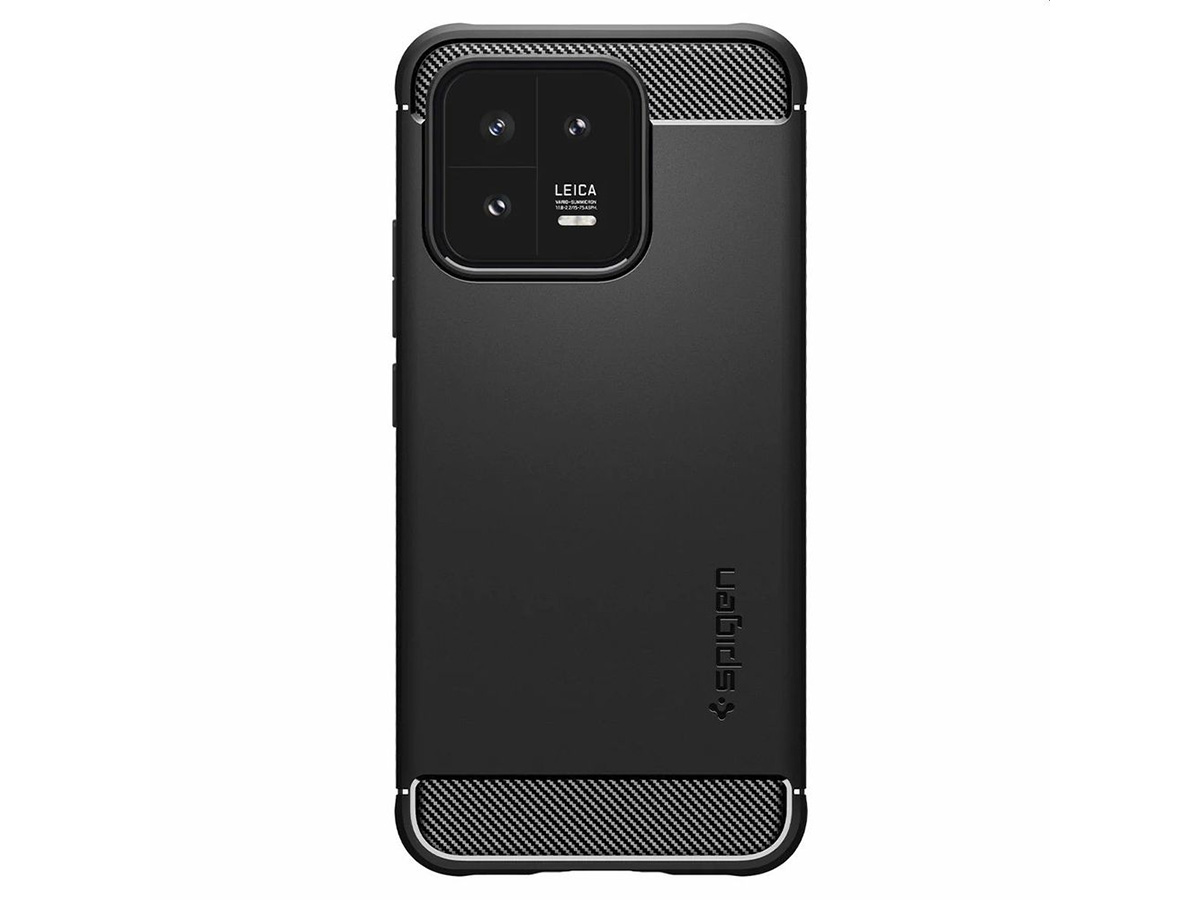 Spigen Rugged Armor Case Zwart - Xiaomi 13 Hoesje