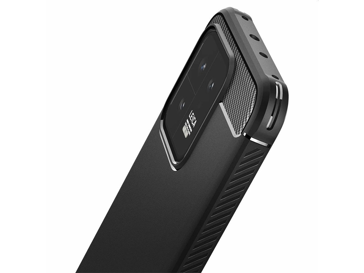 Spigen Rugged Armor Case Zwart - Xiaomi 13 Hoesje