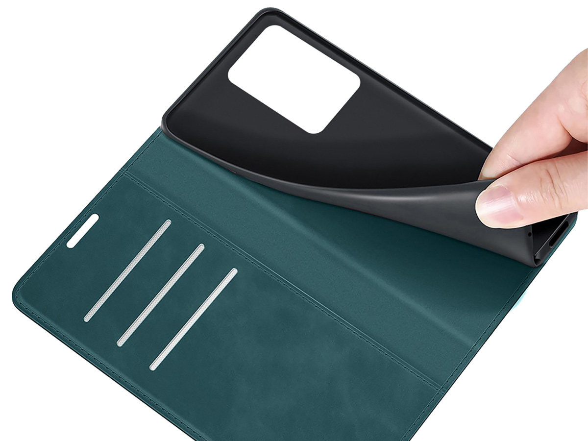 Just in Case Slim Wallet Case Groen - Xiaomi 13 Lite hoesje