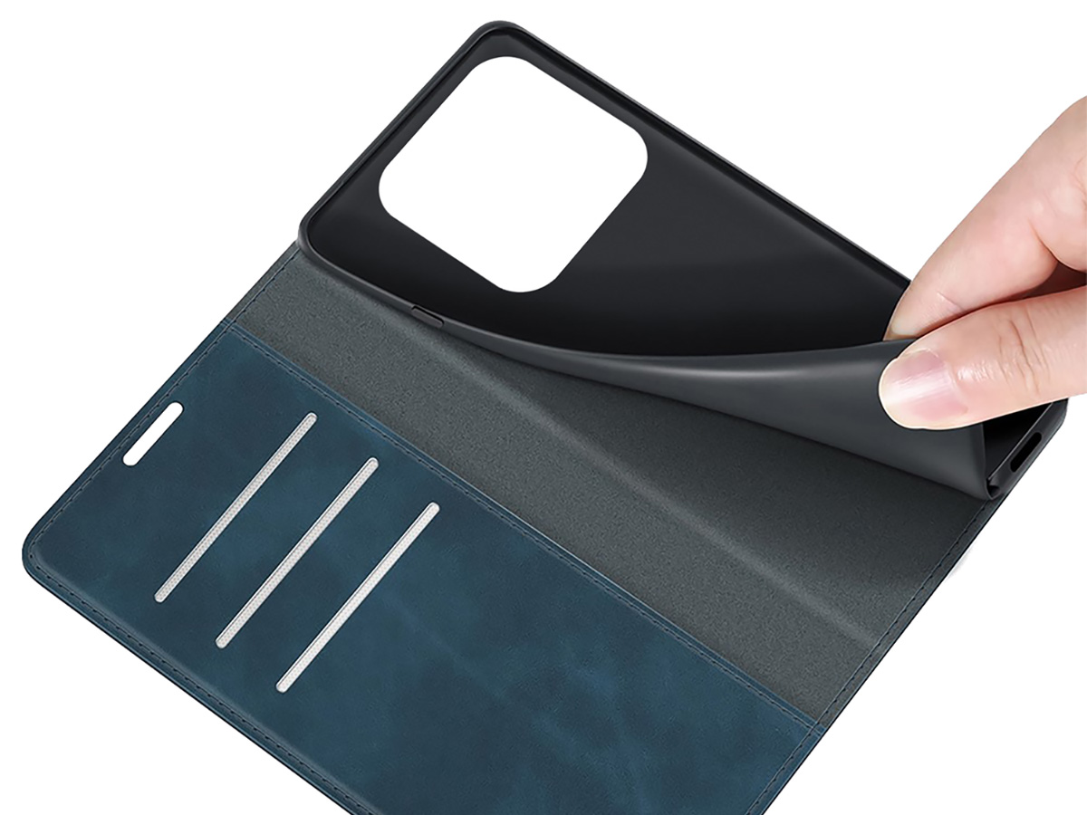 Just in Case Slim Wallet Case Blauw - Xiaomi 13 Pro hoesje