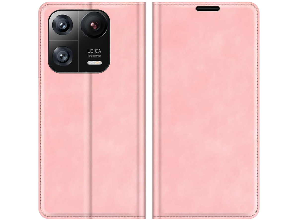 Just in Case Slim Wallet Case Roze - Xiaomi 13 Pro hoesje