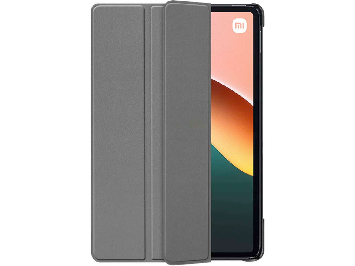 Smart Slimfit Stand Folio Case Grijs - Xiaomi Pad 5 Hoesje