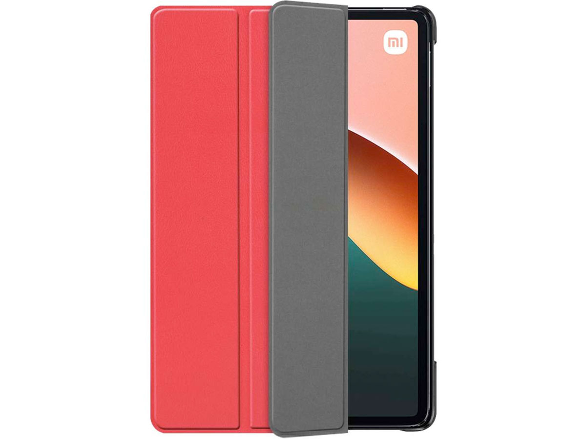 Smart Slimfit Stand Folio Case Rood - Xiaomi Pad 5 Hoesje