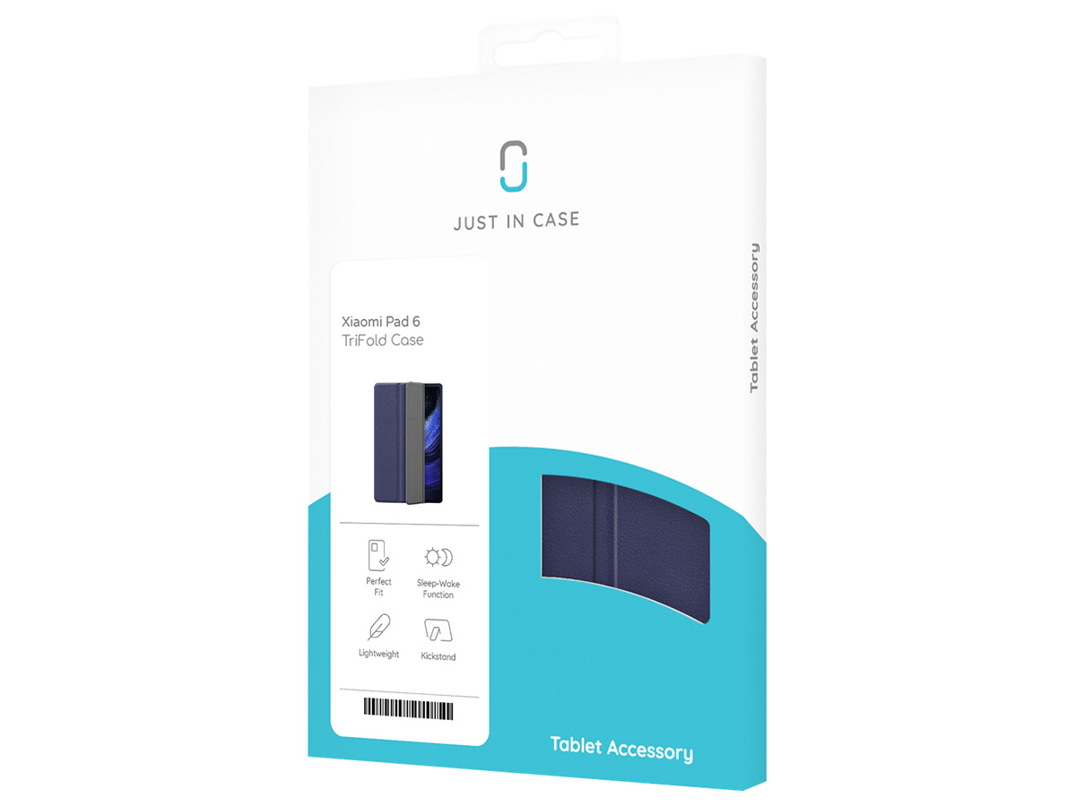 Smart Slimfit Stand Folio Case Blauw - Xiaomi Pad 6 Hoesje