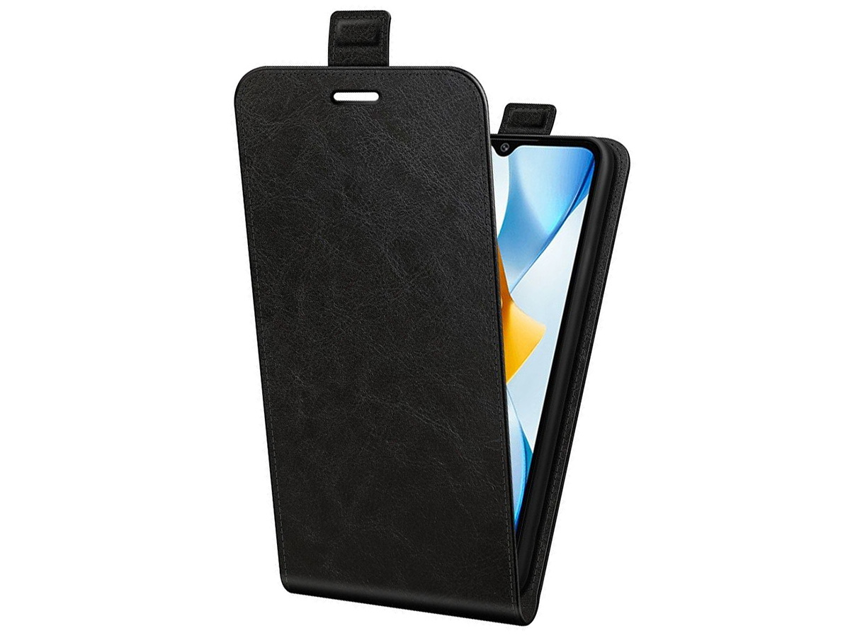 Just in Case Flip Case Zwart - Xiaomi Poco C40 hoesje