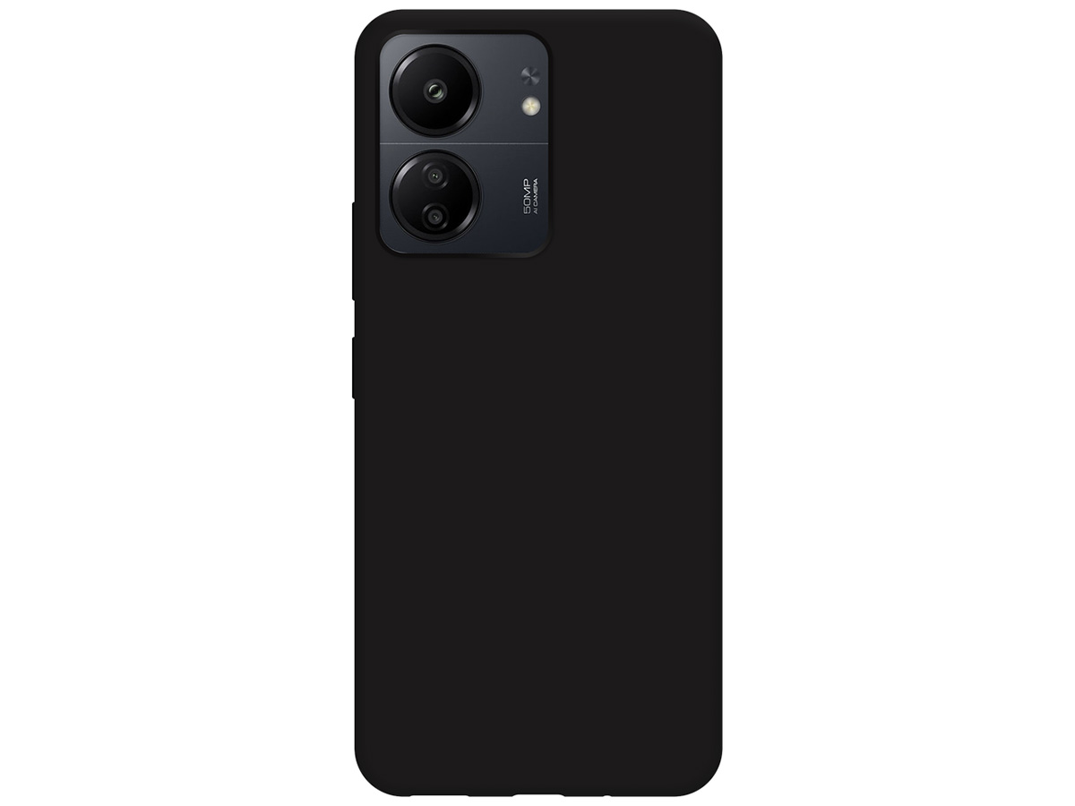 Just in Case TPU Case Zwart - Xiaomi Poco C65 hoesje