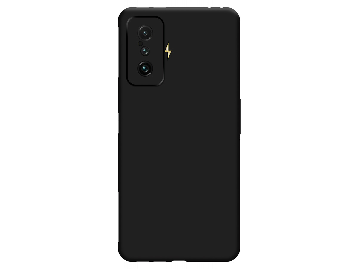 Just in Case Black TPU Case - Xiaomi Poco F4 GT hoesje