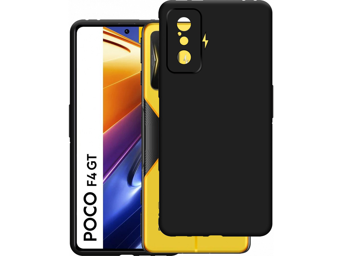 Just in Case Black TPU Case - Xiaomi Poco F4 GT hoesje