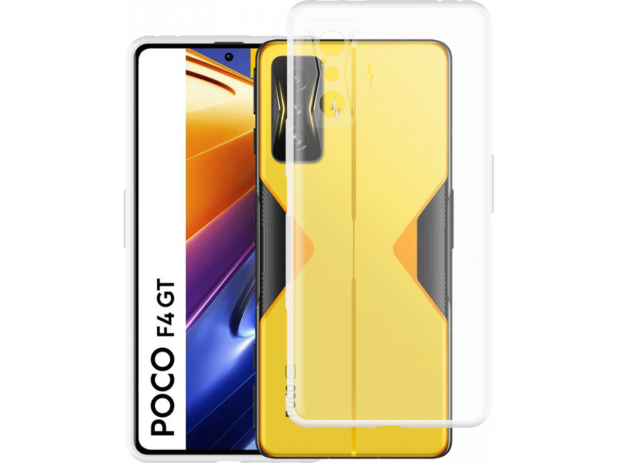 Just in Case Crystal Clear TPU Case - Xiaomi Poco F4 GT hoesje