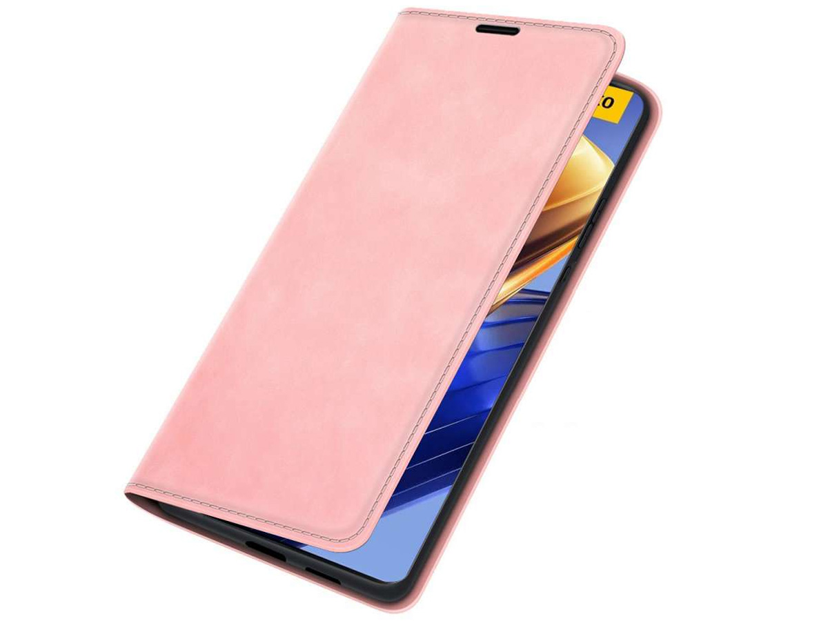 Just in Case Slim Wallet Case Roze - Xiaomi Poco F4 GT hoesje