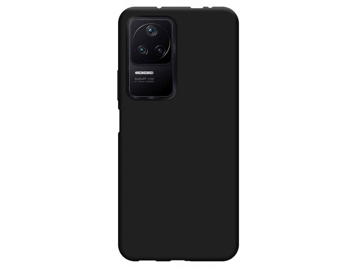Just in Case Black TPU Case - Xiaomi Poco F4 hoesje