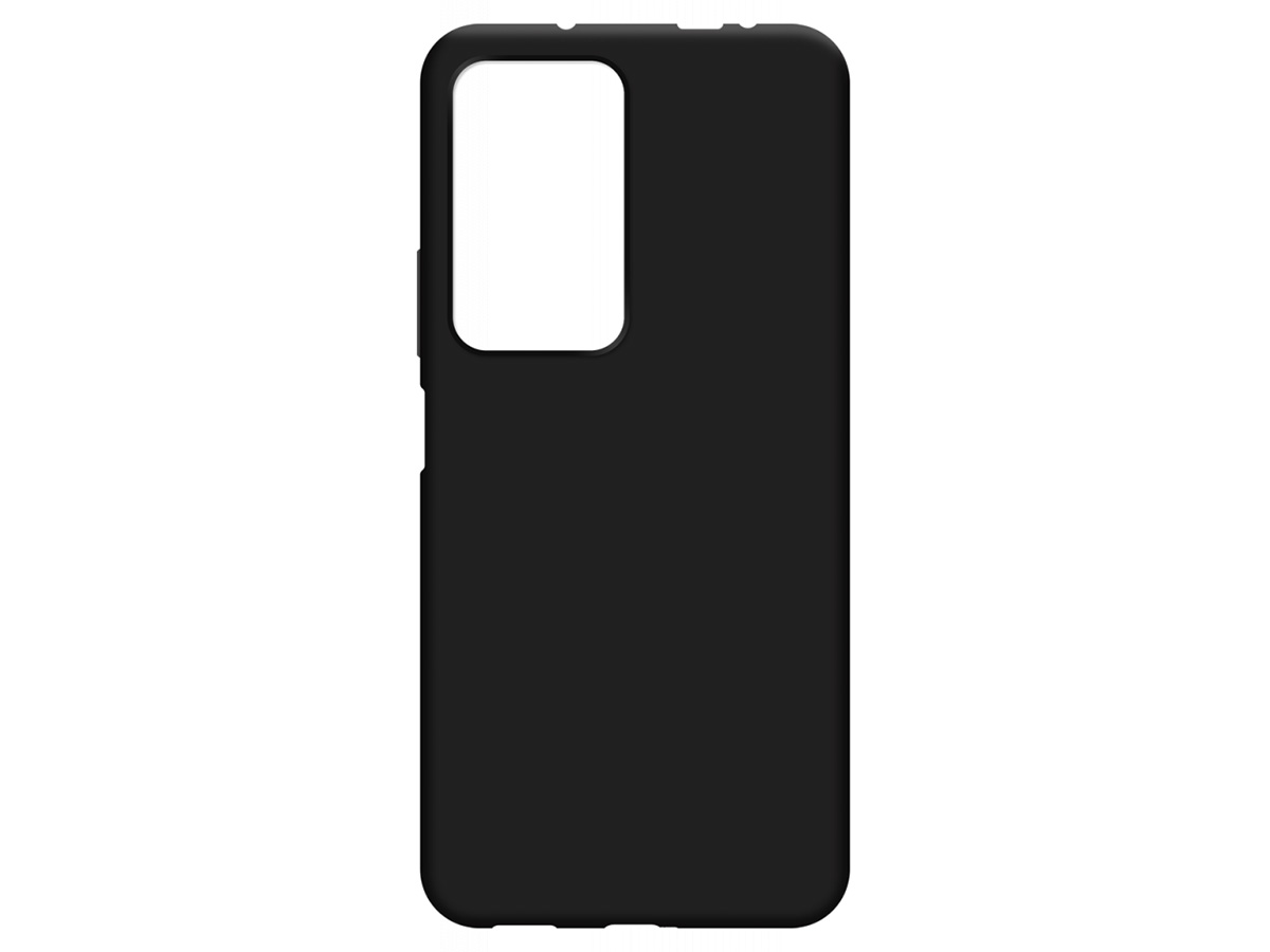 Just in Case Black TPU Case - Xiaomi Poco F4 hoesje