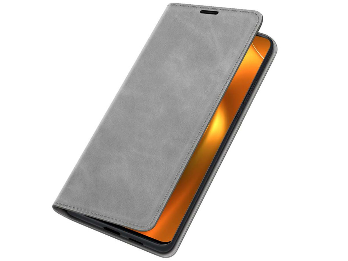 Just in Case Slim Wallet Case Grijs - Xiaomi Poco F4 hoesje