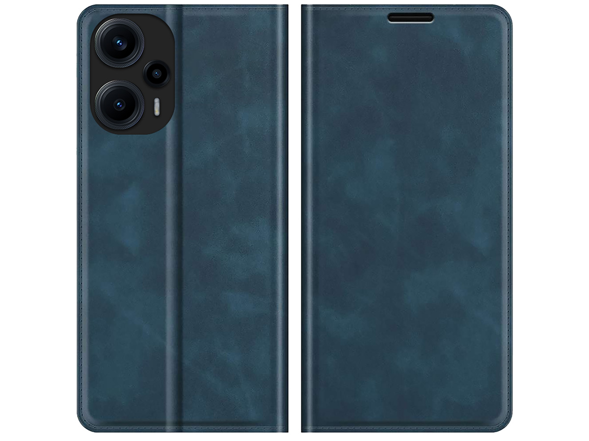 Just in Case Slim Wallet Case Blauw - Xiaomi Poco F5 hoesje