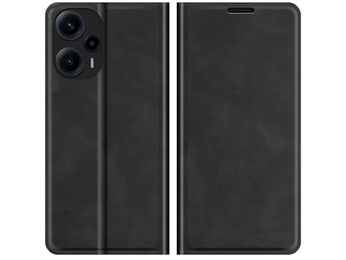 Just in Case Slim Wallet Case Zwart - Xiaomi Poco F5 hoesje