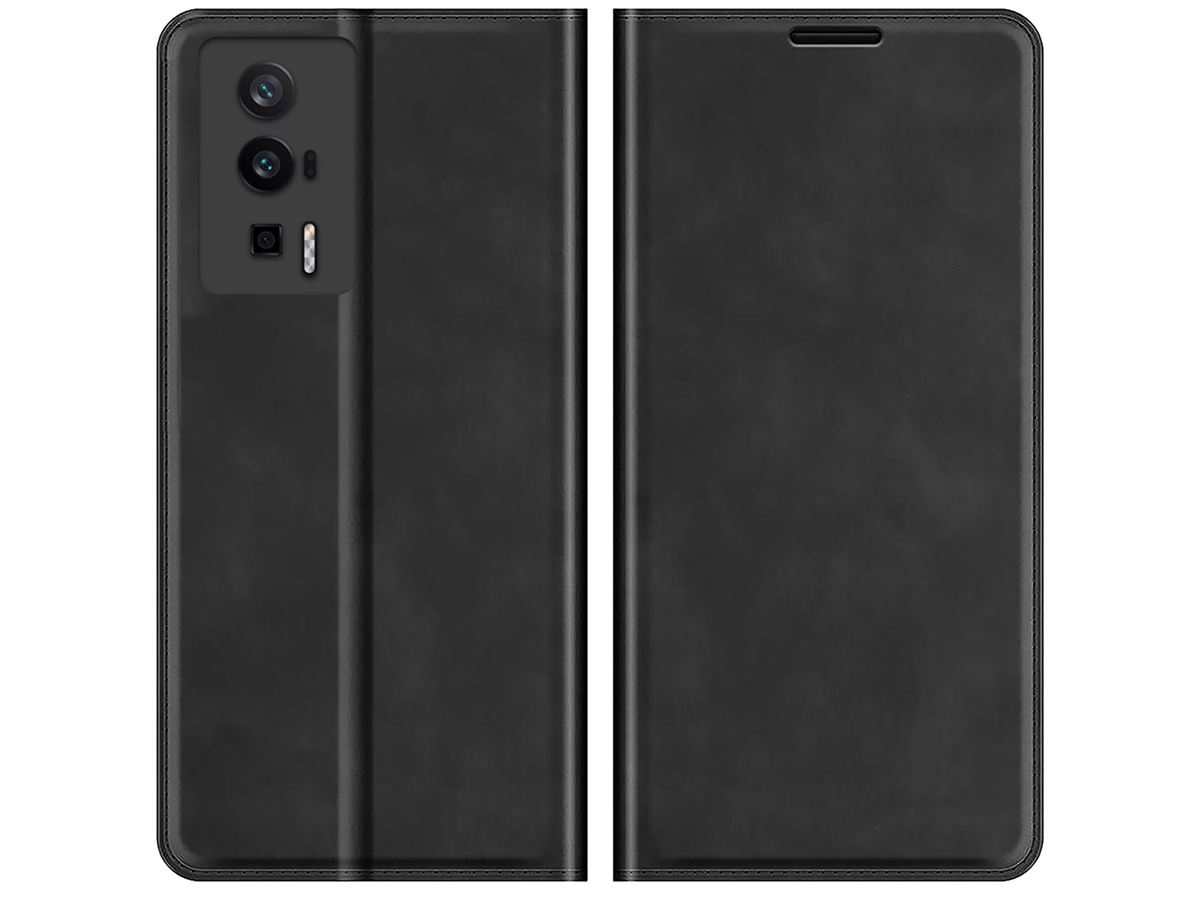 Just in Case Slim Wallet Case Zwart - Xiaomi Poco F5 Pro hoesje