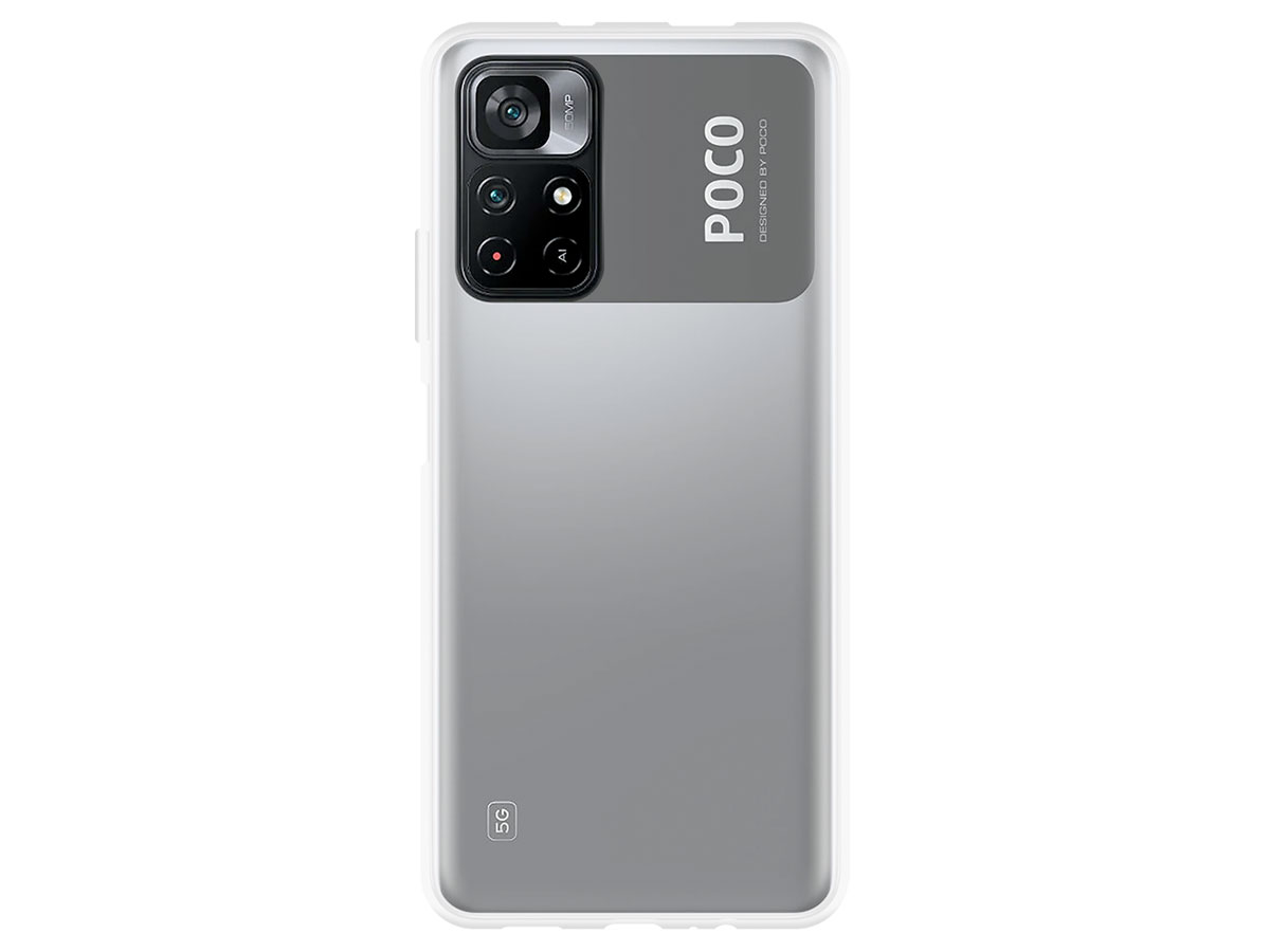 Just in Case Crystal Clear TPU Case - Xiaomi Poco M4 Pro 5G hoesje