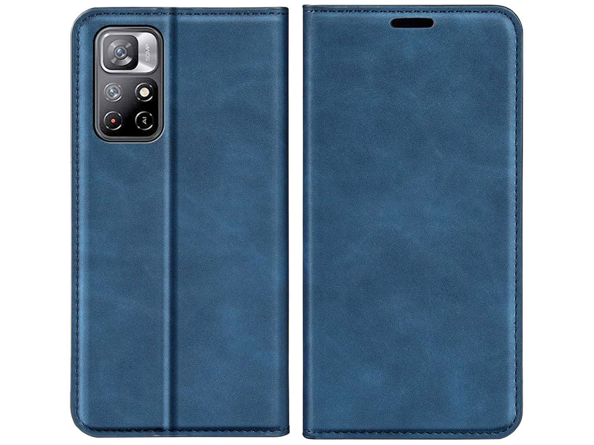 Just in Case Slim Wallet Case Blauw - Xiaomi Poco M4 Pro 5G hoesje