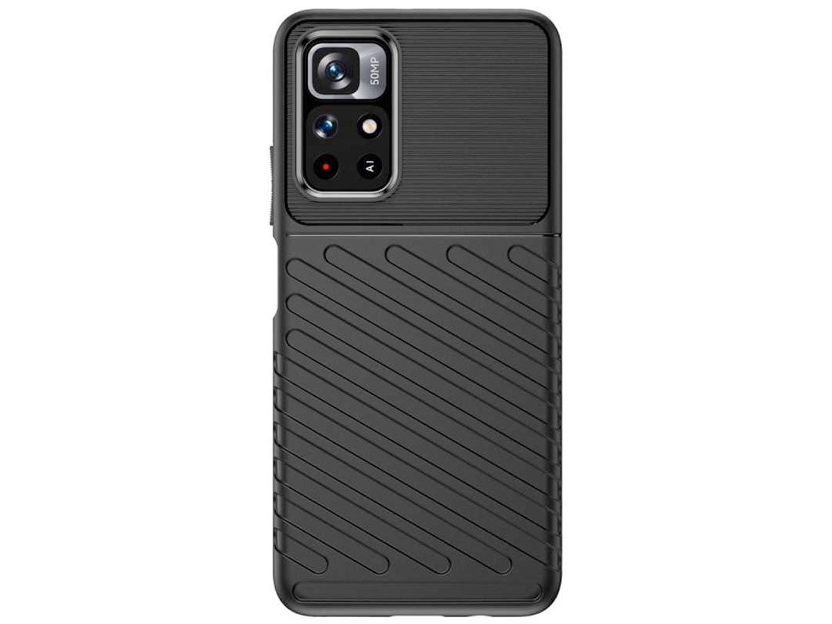 Just in Case TPU Rugged Grip Case - Xiaomi Poco M4 Pro 5G hoesje