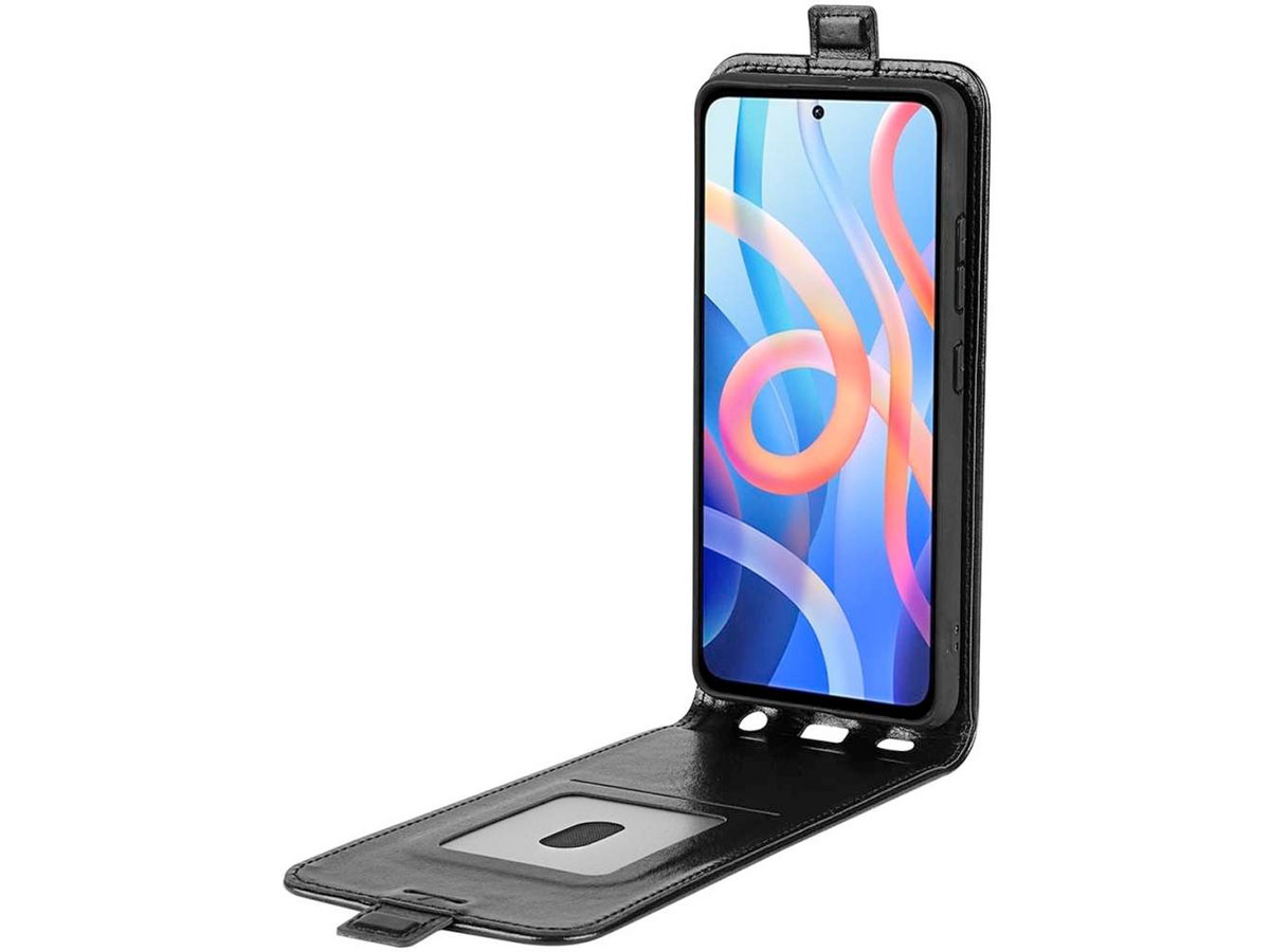 Just in Case Flip Case Zwart - Xiaomi Poco M4 Pro 5G hoesje