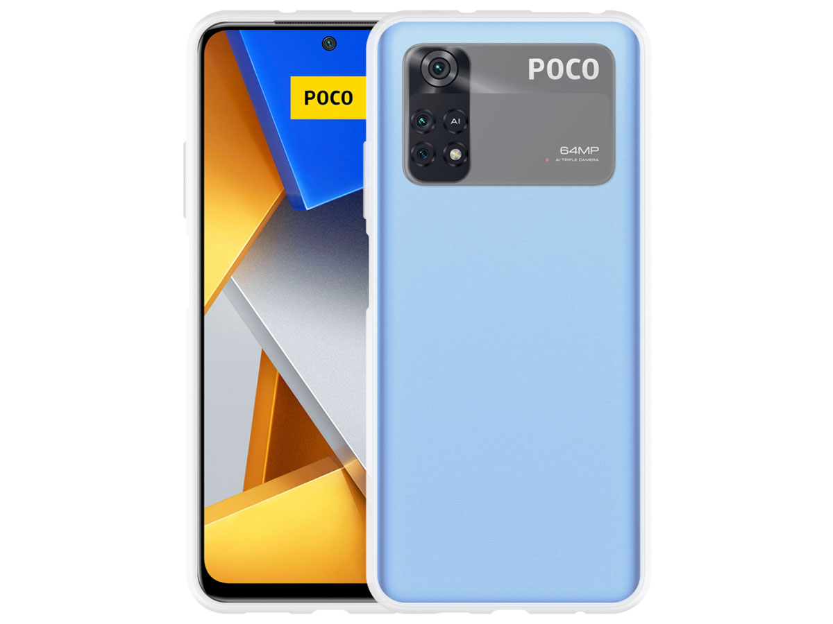 Just in Case Crystal Clear TPU Case - Xiaomi Poco M4 Pro hoesje