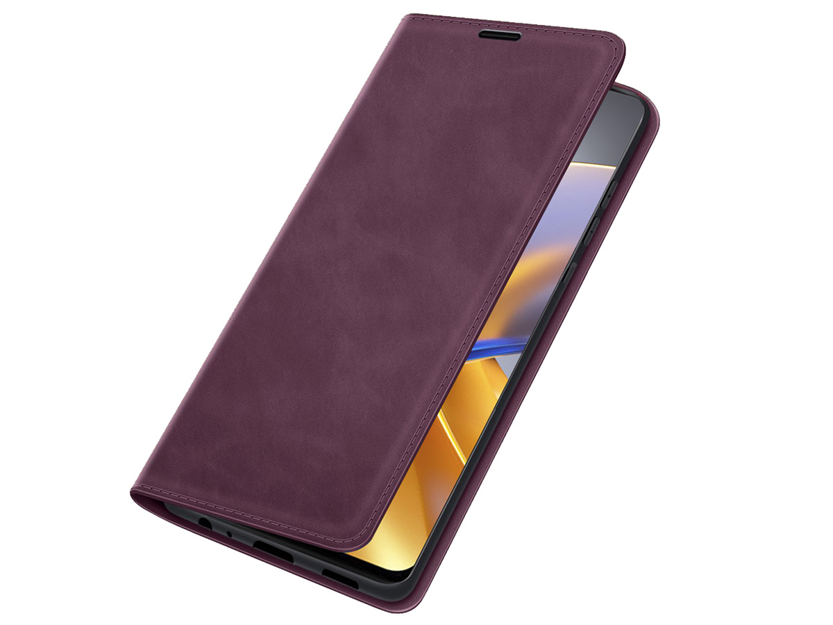 Just in Case Slim Wallet Case Paars - Xiaomi Poco M5s hoesje