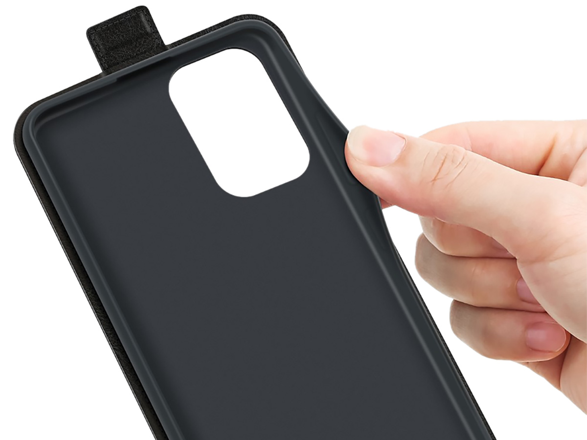 Just in Case Flip Case Zwart - Xiaomi Poco M5s hoesje