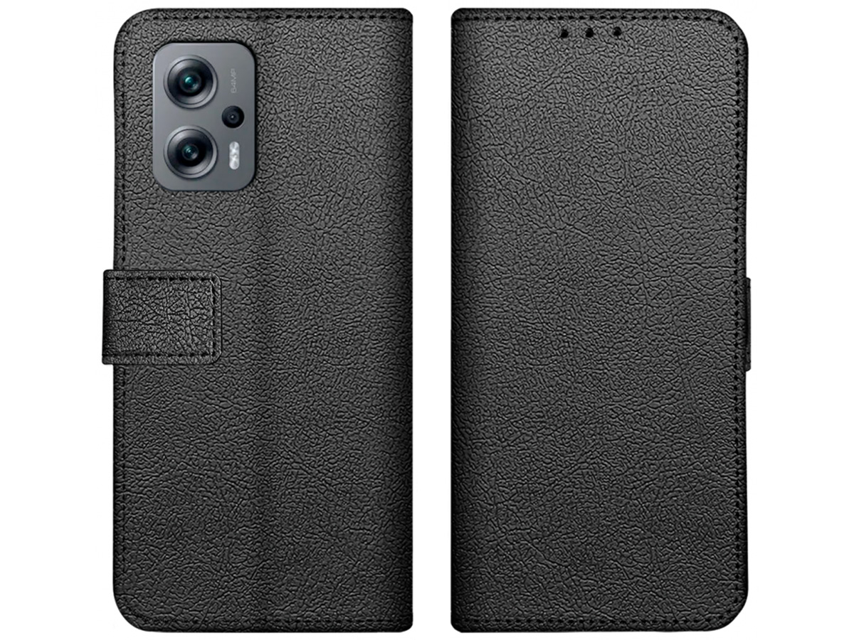 Just in Case Wallet Case Zwart - Xiaomi Poco X4 GT hoesje