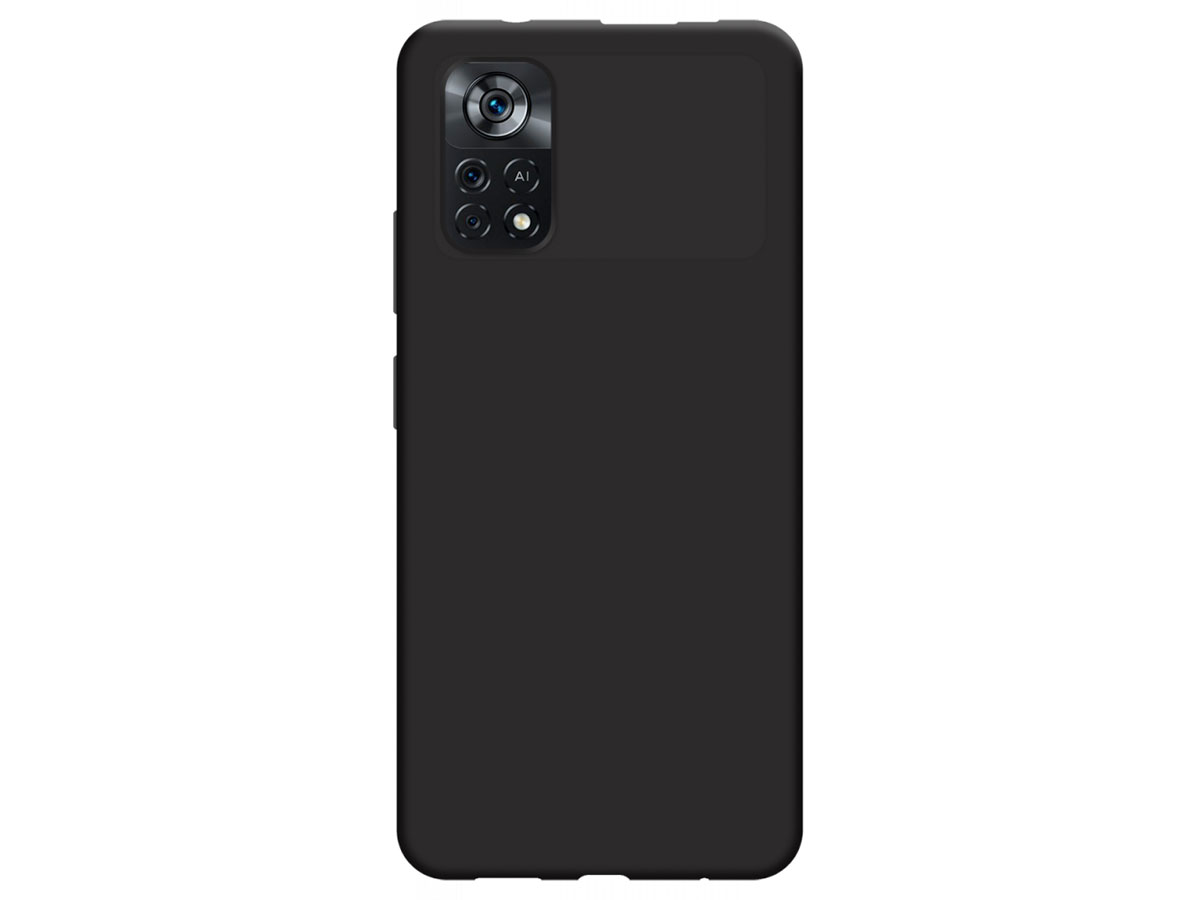 Just in Case Black TPU Case - Xiaomi Poco X4 Pro hoesje