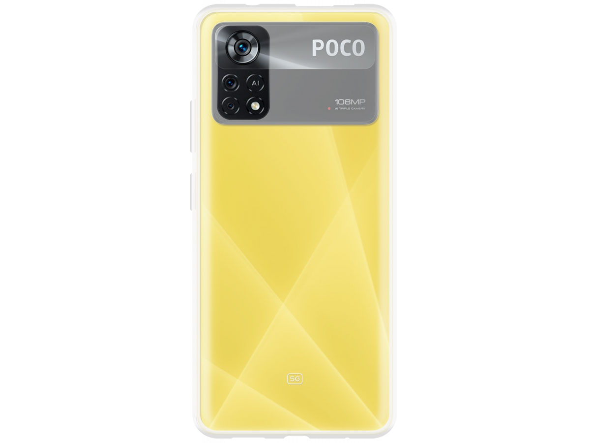 Just in Case Crystal Clear TPU Case - Xiaomi Poco X4 Pro hoesje